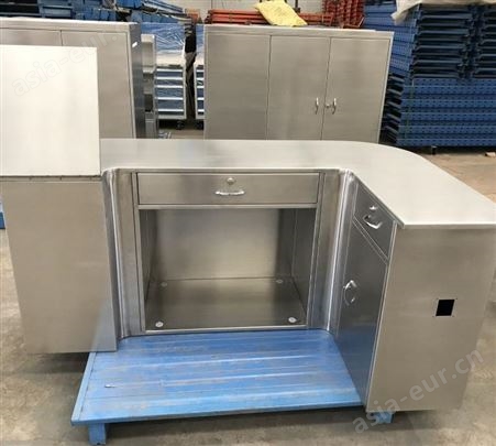 不锈钢U型工作台 不锈钢操作柜台 不锈钢台面厂家供应质量可靠