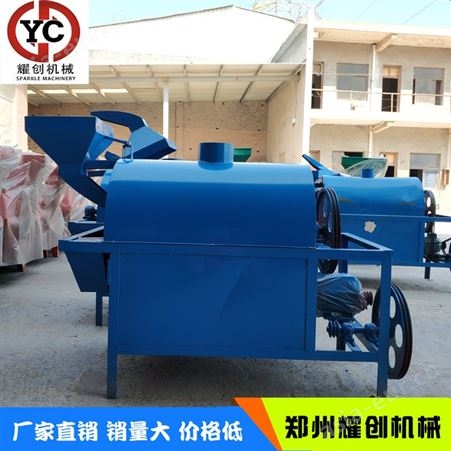 河南耀创生产小型大型商用炒货机  滚筒电磁炒货机 小型坚果电动炒锅