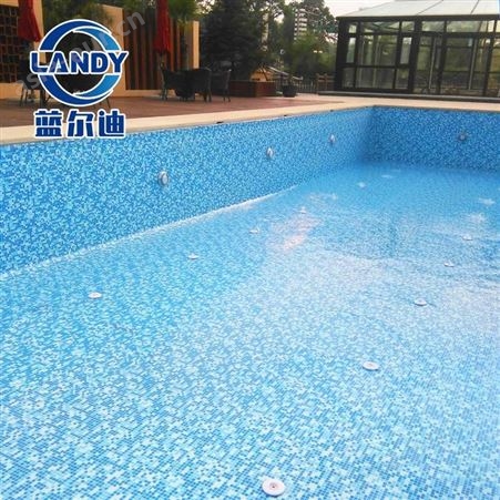 替代泳池马赛克瓷砖 用泳池胶膜压条 品质符合GB标准测试 蓝尔迪
