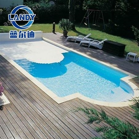 游泳池硬盖 泳池自动保温盖厂 广州蓝尔迪 室内外均可使用 隐藏式伸缩
