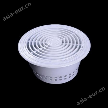 德冷空调直径100mm旋流圆形承重型地板风口散流器 铸铝材质