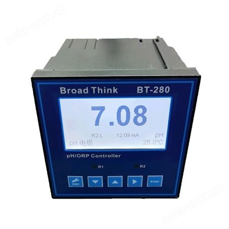 Broadthink BT-280型套装PH水质自动分析仪工业在线PH/ORP控制器