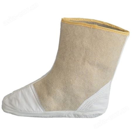 厂家走量批发劳保羊毛毡保暖防护脚套纯棉加厚雨鞋矿工井下袜子