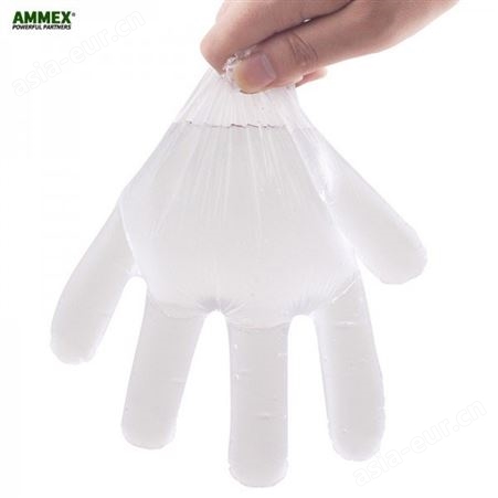 爱马斯 厂家批发一次性PVC手套AMMEX食品级防油烧烤手抓健康手套