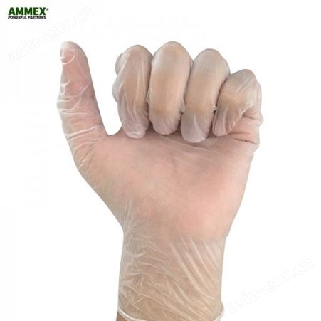 爱马斯 厂家批发一次性PVC手套AMMEX食品级防油烧烤手抓健康手套