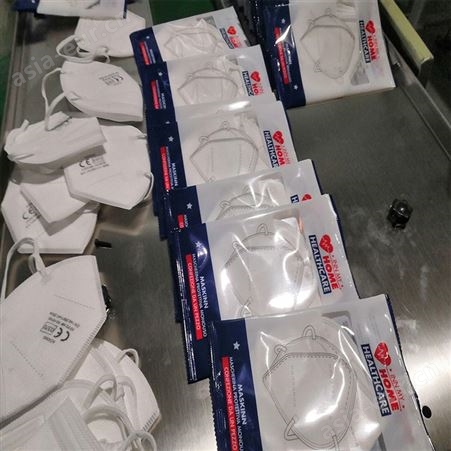 口罩包装机全自动KN95多个袋装一次性平面口罩包装机枕式包装机械