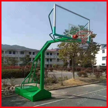 地埋圆管篮球架 体育馆用电动篮球架 通奥 成人移动式篮球架