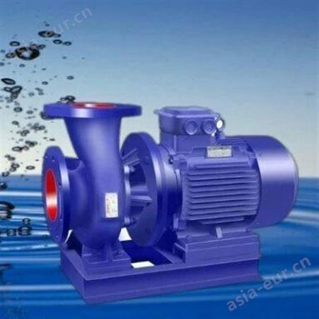 ISW卧式管道泵 ISW100-125单级单吸管道离心泵 冷热水循环管道泵