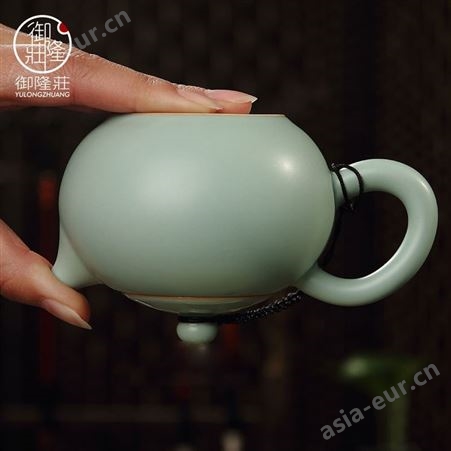 汝窑茶具套装家用小套客厅景德镇陶瓷盖碗茶壶功夫茶具办公室会客