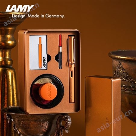 LAMY/凌美恒星系列AL-star古铜礼盒 复古时尚书法墨水笔商务送礼 旋转吸墨钢笔签字笔 批发包邮