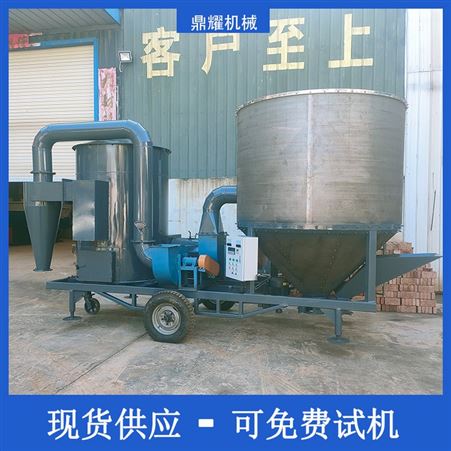 鼎耀机械电加热型无机泥浆滚筒烘干机可以烘干屠宰厂废料