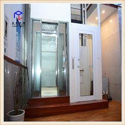 定制液压小型家用观光电梯 二三层小型别墅电梯家用小型电梯